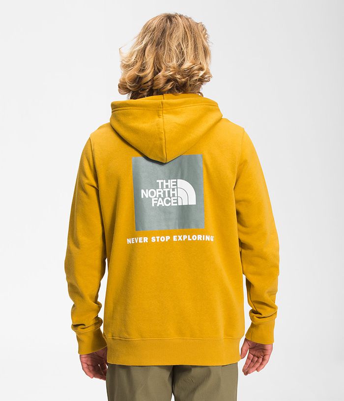 The North Face Bluza Męska Żółte Box Nse Pullover - OUAV20637